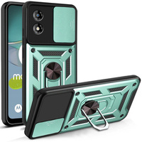 Case for Motorola Moto E13, CamShield Slide, green
