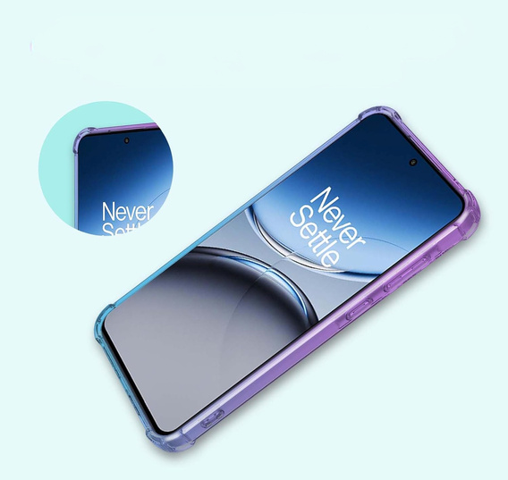 Case for OnePlus Nord 4, Gradient Dropproof, Purple / blue