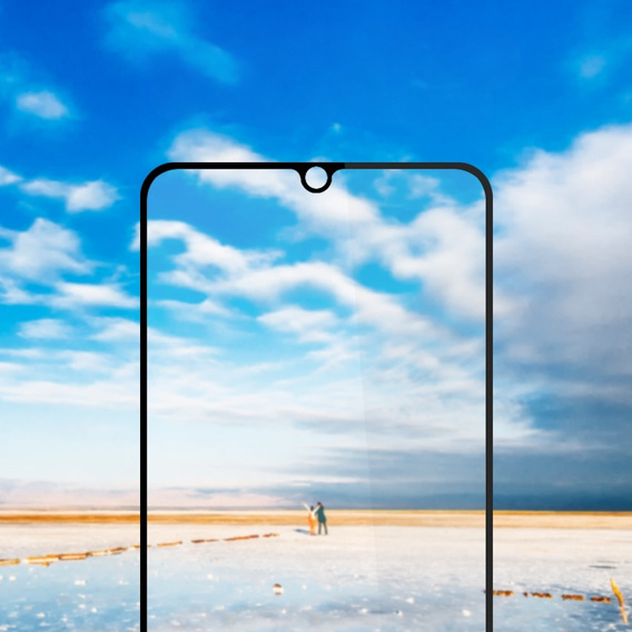 Amorus Full Glue Tempered Glass for Samsung Galaxy A25 5G, black frame