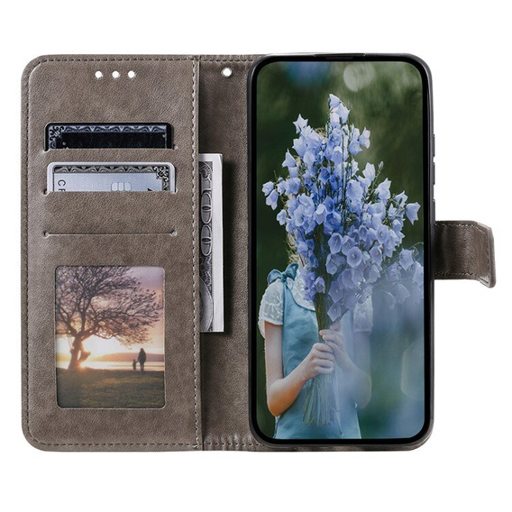 Flip case for Samsung Galaxy A55 5G, Mandala Flower, green