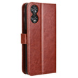 Flip case for TCL 40 NxtPaper, Crazy Horse Wallet, brown