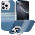 Case for iPhone 16 Pro Max, Frame Kickstand, for MagSafe, Moon Blue