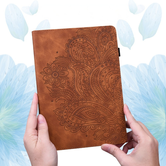 Flap case for Xiaomi Redmi Pad SE 11", flower, brown