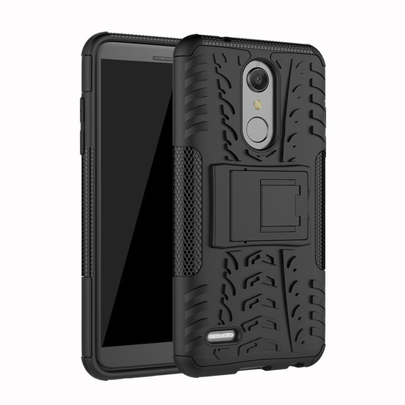 Case for LG K11/K10 2018, Tire Armor, black