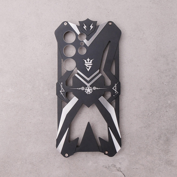 Armored case for Samsung Galaxy S23 Ultra, Aluminum Alloy, black