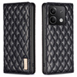 Flip case for Xiaomi Redmi Note 13 5G, Wallet, BINFEN COLOR, black