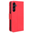 Flip case for Samsung Galaxy A35 5G, Card Slot, red