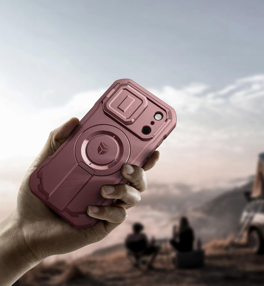 Dexnor armoured case with stand and camera shutter, for MagSafe for iPhone 17 Pro Max