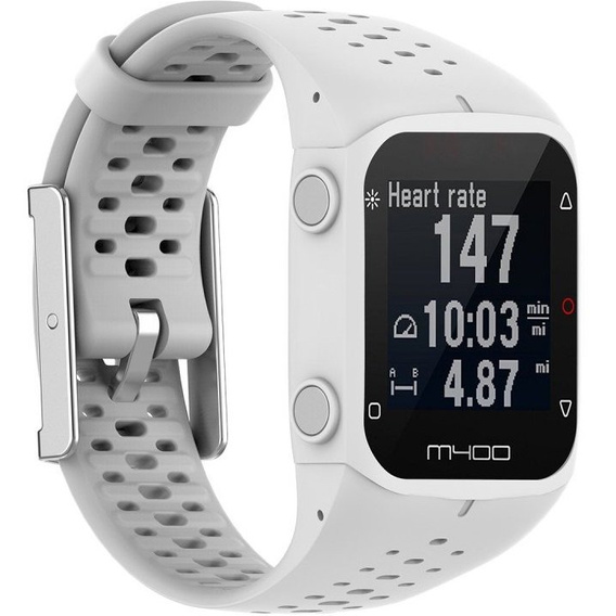 Silicone strap for Polar M400/M430, white