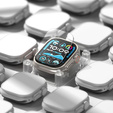 Spigen ProFlex EZ FIT for Apple Watch 7 41MM, Clear (2-Pack)