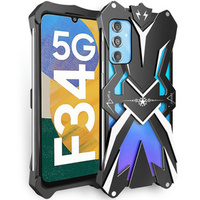 Armored case for Samsung Galaxy M34 5G, Aluminum Alloy, black