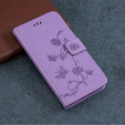 Flip case for Samsung Galaxy A22 5G, Butterfly, purple