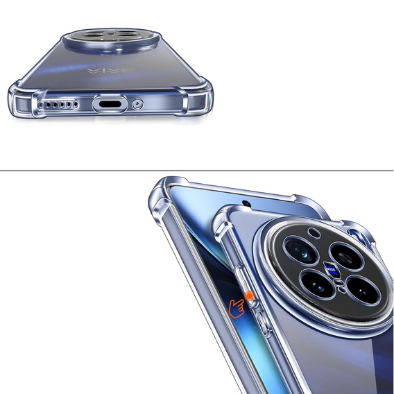 Case for Vivo X200 Pro 5G, Dropproof, transparent