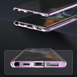Case for Samsung Galaxy S23 Ultra, Magnetic Dual Glass, purple