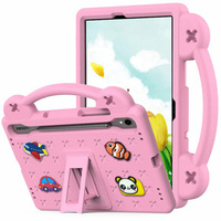 Children's case for Samsung Galaxy Tab S10 Lite / S10 FE / S9 FE, Cute Patterns, with stand, pink