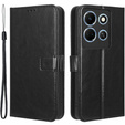 Flip case for Infinix Note 30, Crazy Horse Wallet, black