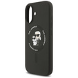 Karl Lagerfeld Silicone Body Ring MagSafe Case for Apple iPhone 17