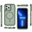 Case with frame for iPhone 13 Pro, for MagSafe, green