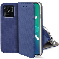 Flip case for Xiaomi Redmi 10C, Wallet Smart Magnet, blue