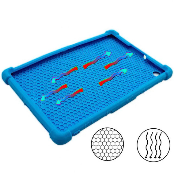 Silicone case for Nokia T21, Impact, armor, blue