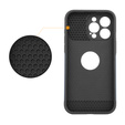 Case for iPhone 15 Pro, ERBORD MagProtect Slide Camera, titanium blue