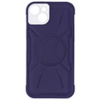 Case for iPhone 15, ERBORD Armor Mag, purple