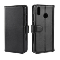 Flip case for Huawei Honor 8X, Split Leather Wallet, black