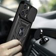 Case for iPhone 14 Pro, CamShield Slide, black
