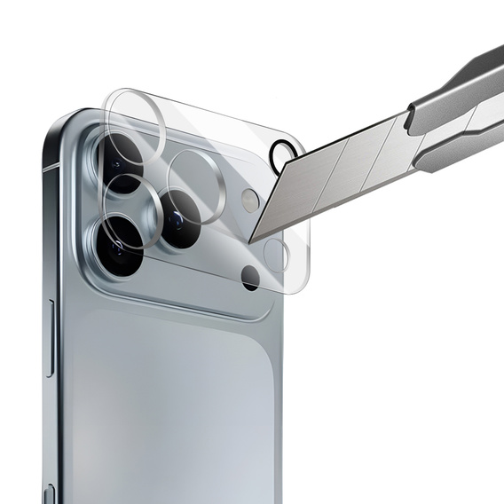 2x ERBORD camera island tempered glass for iPhone 17 Pro Max