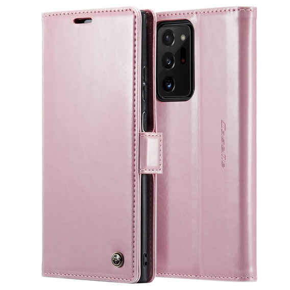 CASEME flip case for Samsung Galaxy Note 20 Ultra, Waxy Textupink, pink