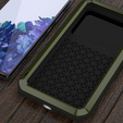 Love Mei Case for Samsung Galaxy S20 FE 4G/5G, armored with glass, green