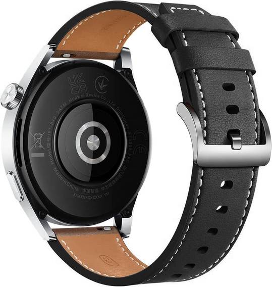 22mm Genuine Leather Coated Silicone Watch Band - Brown