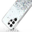 Case for Samsung Galaxy S22 Ultra 5G, Glittery, silver