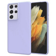 Case for Samsung Galaxy S21 Ultra, Silicone Lite, lavender