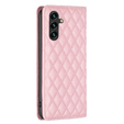 Flip case for Samsung Galaxy A35 5G, Wallet, BINFEN COLOR, pink