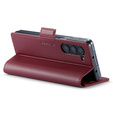 CASEME flip case for Samsung Galaxy Z Fold6 5G, Litchi Wallet, red