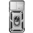 Case for Xiaomi Poco M4 Pro 4G, CamShield Slide, silver