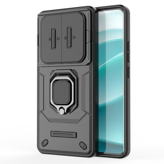 Case for Xiaomi Redmi Note 14 Pro 5G /  Poco X7 5G, KickStand Camera Lens, black