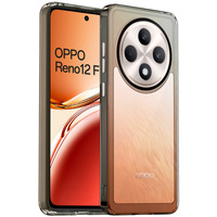 Case for Oppo Reno 12FS / 12F, Fusion Hybrid, transparent / black