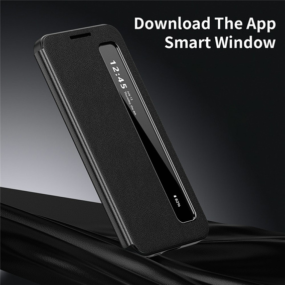 Smart View Window Leather Case for Samsung Galaxy S26 Ultra