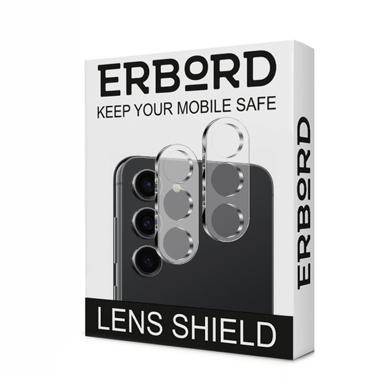 2x ERBORD tempered glass for camera to Samsung Galaxy S23 FE