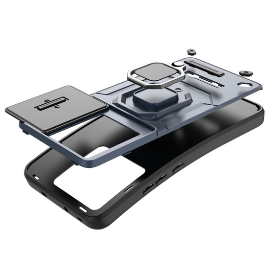 Case for Xiaomi 13T / 13T Pro, KickStand Camera Lens, blue