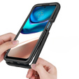 Case for Motorola Moto G42 4G, Shockproof, with film, black