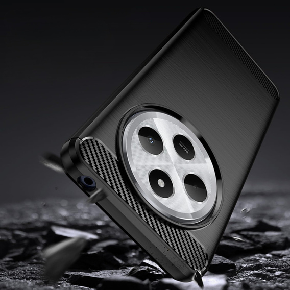 Case for Xiaomi Redmi 14C / Xiaomi Poco C75, Carbon, black