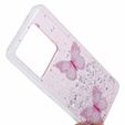Case for Xiaomi 13T / 13T Pro / Redmi K60 Ultra, Glitter Butterfly, pink