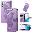 Flip case for Samsung Galaxy A56, Butterfly, purple