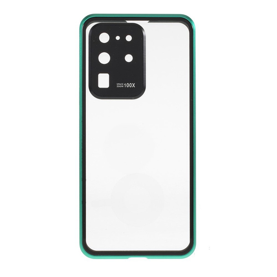 Case for Samsung Galaxy S20 Ultra, Magnetic Dual Glass, green