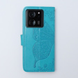 Flip case for Xiaomi 13T / 13T Pro, Butterfly, blue