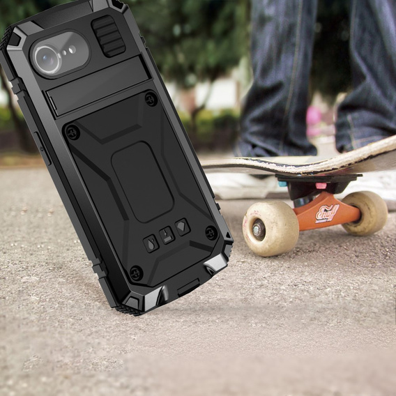 Armored case for iPhone 16E, R-JUST, black