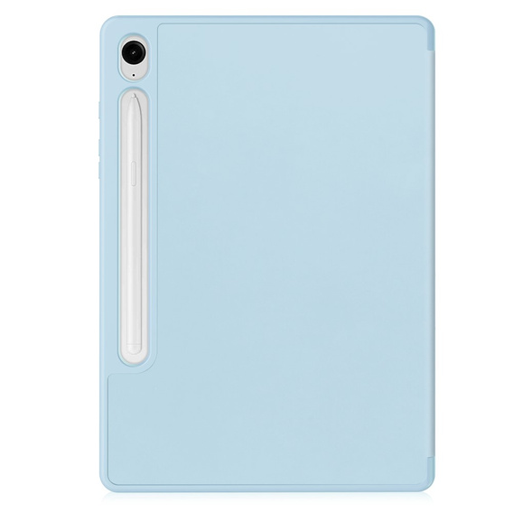 Case for Samsung Galaxy Tab S10 FE+ Plus, Smartcase with stylus space, blue